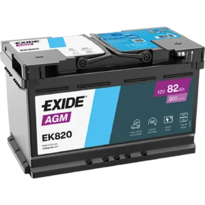 EXIDE EK820 82Ah 800A (EN) AGM akumuliatorius