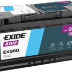 EXIDE EK960 96Ah 850A (EN) AGM akumuliatorius EXIDE EK960 96Ah 850A (EN) AGM akumuliatorius