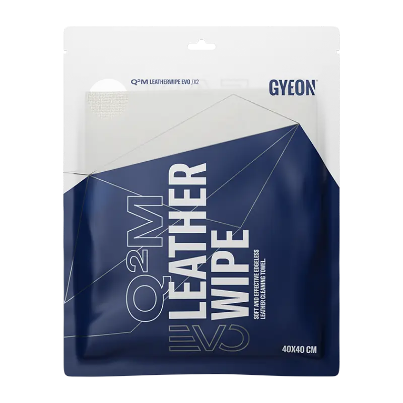 GYEON Q²M LeatherWipe EVO 40x40cm šluostės odai valyti 2vnt